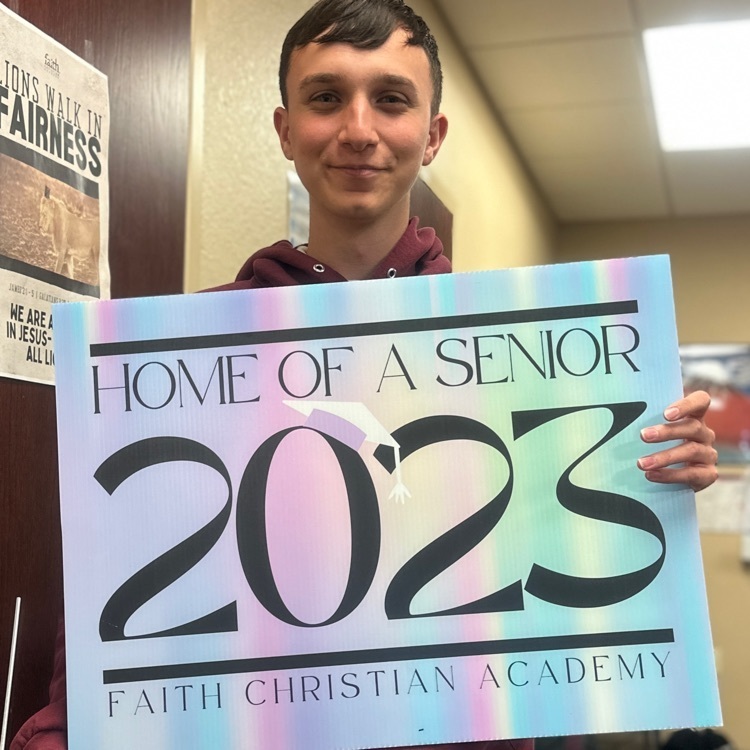 Faith Christian Academy, FL- senior yard signs